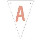 Bannière À Fanions Boho Pastel Rainbow Personnalisé (Troisième drapeau)