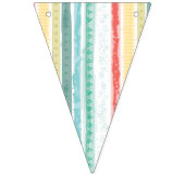 Bannière À Fanions Boho Rainbow Birthday Party Kinder (Deuxième drapeau)