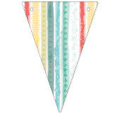 Bannière À Fanions Boho Rainbow Birthday Party Kinder (Premier drapeau)