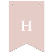 Bannière À Fanions Boho Rose Daisy Joyeux Anniversaire Floral (Deuxième drapeau)