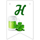 Bannière À Fanions Boire et être joyeux irlandais (Deuxième drapeau)