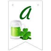 Bannière À Fanions Boire et être joyeux irlandais (Troisième drapeau)