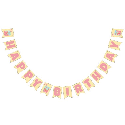 Bannière À Fanions Boite de jus de fraises Joyeux anniversaire (Tout)