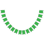 Bannière À Fanions Bold Green Background | Solid Grass Tone Design (Tout)