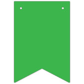 Bannière À Fanions Bold Green Background | Solid Grass Tone Design (Troisième drapeau)
