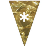 Bannière À Fanions Bon thanksgiving Gold White Parties scintillant br (Deuxième drapeau)