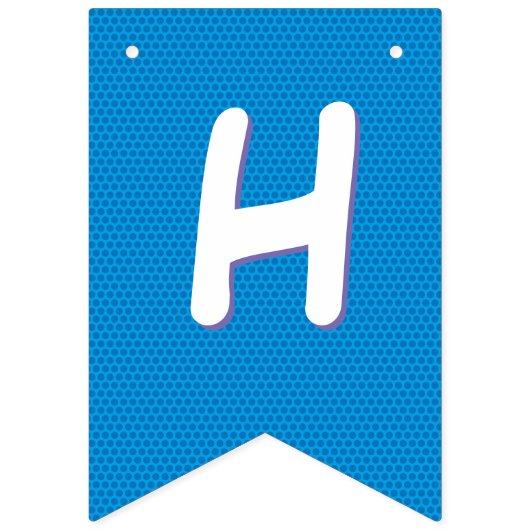 Bannière À Fanions BONJOUR D'ANNIVERSAIRE BD Pop Art (Deuxième drapeau)