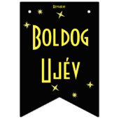 Bannière À Fanions Bonne année 16 Langues | Ajouter votre langue (Deuxième drapeau)