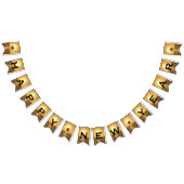 Bannière À Fanions Bonne année (coucher du soleil) Personnalisez les (Tout)