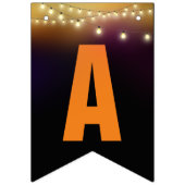 Bannière À Fanions Bonne fête d'Halloween (Troisième drapeau)