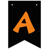 Bannière À Fanions Bonne fête d'Halloween (Deuxième drapeau)