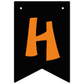 Bannière À Fanions Bonne fête d'Halloween (Premier drapeau)