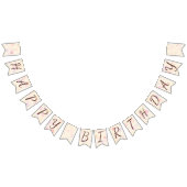 Bannière À Fanions Bonne fille anniversaire 01 (Tout)