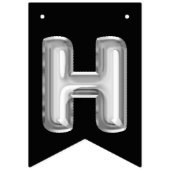 Bannière À Fanions Bonne Gotcha Day Silver Foil Ballons (Premier drapeau)