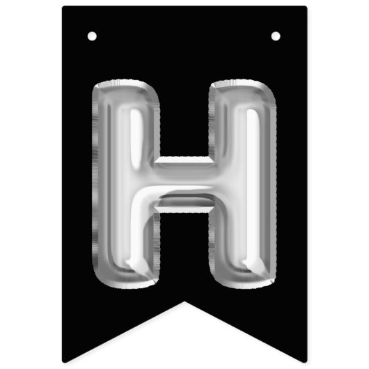 Bannière À Fanions Bonne Gotcha Day Silver Foil Ballons (Premier drapeau)