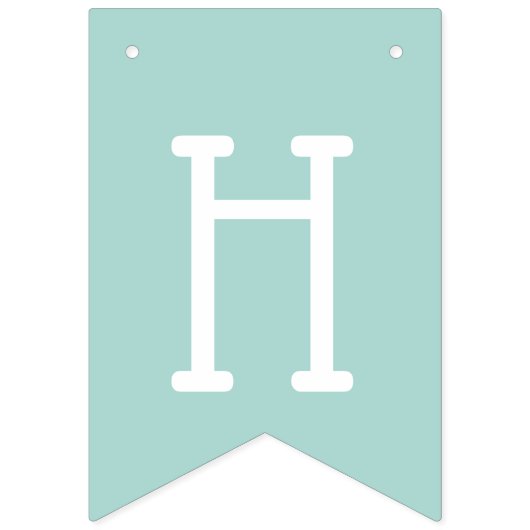 Bannière À Fanions Bonne licorne d'anniversaire (Deuxième drapeau)