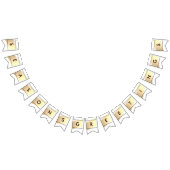 Bannière À Fanions Bonnes Fêtes élégantes Peinture or Peinture Swish (Tout)