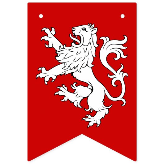 Bannière À Fanions Bouclier du blason de Wallace & tartan (Premier drapeau)