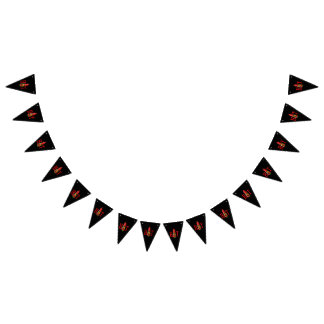 Bannière À Fanions Bouteille de sauce chaude