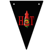 Bannière À Fanions Bouteille de sauce chaude (Premier drapeau)