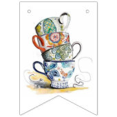 Bannière À Fanions Bouton de partie de soudure - Tea Party (Deuxième drapeau)