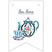 Bannière À Fanions Bouton de partie de soudure - Tea Party (Premier drapeau)