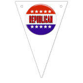 Bannière À Fanions Bouton républicain (Deuxième drapeau)
