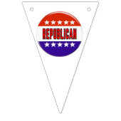 Bannière À Fanions Bouton républicain (Premier drapeau)