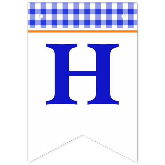 Bannière À Fanions Boy Citrouille Patch Tractor Bleu Anniversaire Ban (Deuxième drapeau)