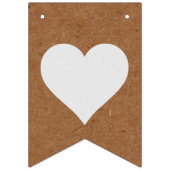 Bannière À Fanions BRIDE CO Elle A Dit Oui Sunflower Rustic Douche (Premier drapeau)