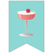 Bannière À Fanions Bride to Be Raspberry Cocktail Bunting Banner (Deuxième drapeau)