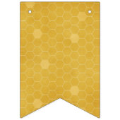 Bannière À Fanions Bride To Bee - Honeycomb-extra abeilles (Deuxième drapeau)