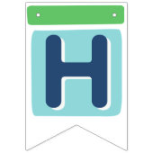 Bannière À Fanions Bright Zoo Jungle Animals Birthday BUNTING FLAGS (Deuxième drapeau)