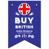 Bannière À Fanions British Farming Support (Troisième drapeau)