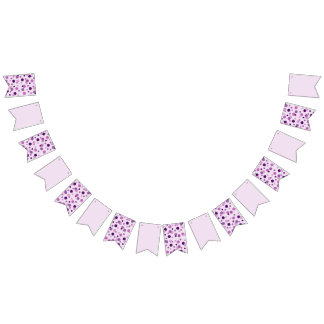 Bannière À Fanions Bulles colorées à points Polka