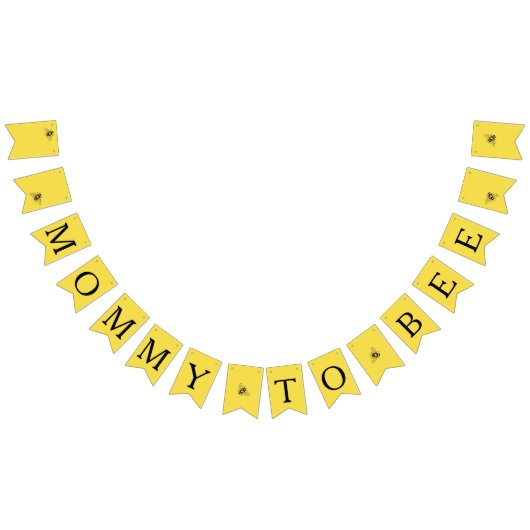 Bannière À Fanions Bumble bee thème bébé bee douche (Tout)
