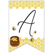 Bannière À Fanions Bumblebee si doux à être un 1er anniversaire (Troisième drapeau)