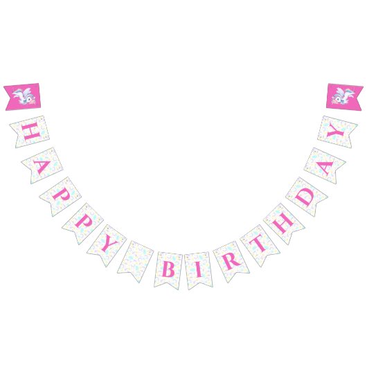 Bannière À Fanions Bunting Flags Happy Birthday. (Tout)