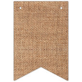 Bannière À Fanions Burlap et Sunflowers Mariage Bunting (Troisième drapeau)