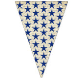 Bannière À Fanions Burlap étoiles et rayures patriotiques (Deuxième drapeau)