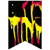 Bannière À Fanions burons et éperons et bacchanal (Premier drapeau)