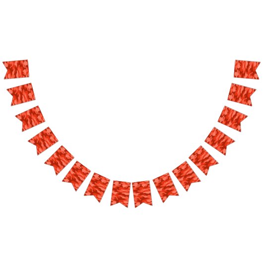 Bannière À Fanions Camo monochrome Soda orange (Tout)