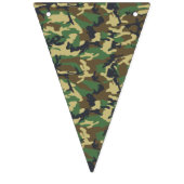 Bannière À Fanions Camo vert | Camouflage Hunter Love (Deuxième drapeau)