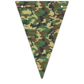 Bannière À Fanions Camo vert | Camouflage Hunter Love (Premier drapeau)