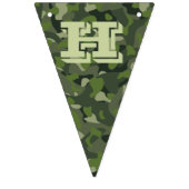 Bannière À Fanions Camouflage perturbateur des montagnes vertes (Deuxième drapeau)