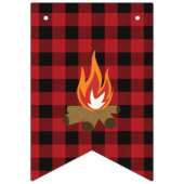 Bannière À Fanions Camping Joyeux anniversaire (Premier drapeau)