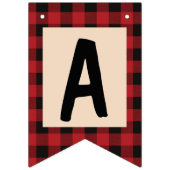 Bannière À Fanions Camping Joyeux anniversaire (Troisième drapeau)