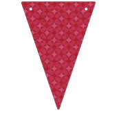 Bannière À Fanions Camping rouge et Turquoise rétro (Troisième drapeau)