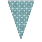 Bannière À Fanions Camping rouge et Turquoise rétro (Deuxième drapeau)