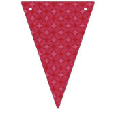 Bannière À Fanions Camping rouge et Turquoise rétro (Premier drapeau)